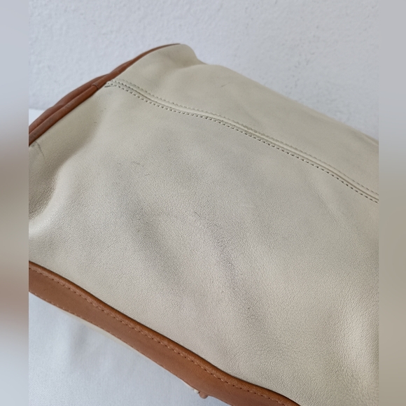 Vntg Coach Bone Drawstring Spectator Bag 0520 122 - Picture 7 of 11